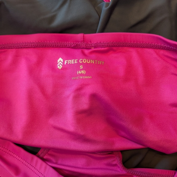 Free Country Pink and Gray Swimwear - Picture 3 of 4